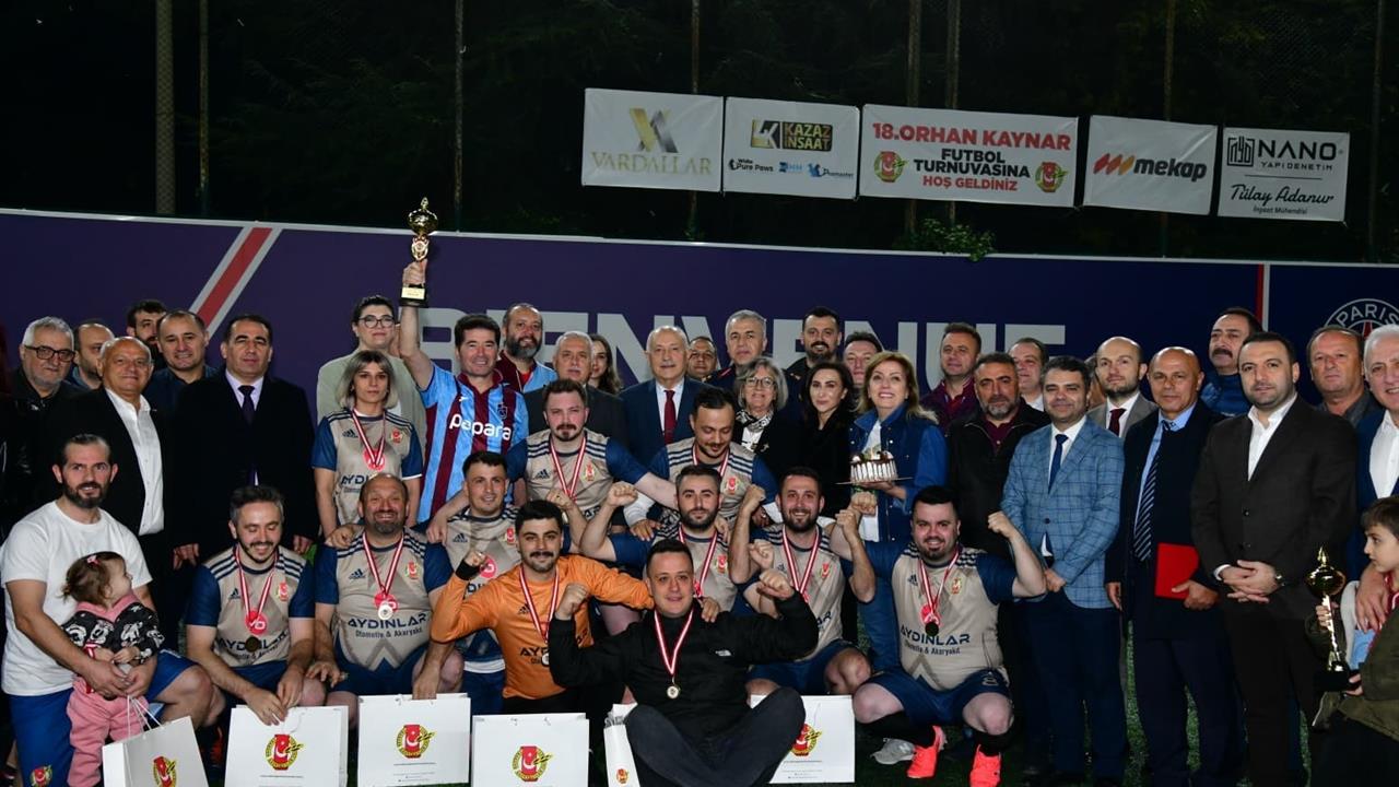 Trabzon'da 18. Orhan Kaynar Futbol Turnuvası Finali Gerçekleşti