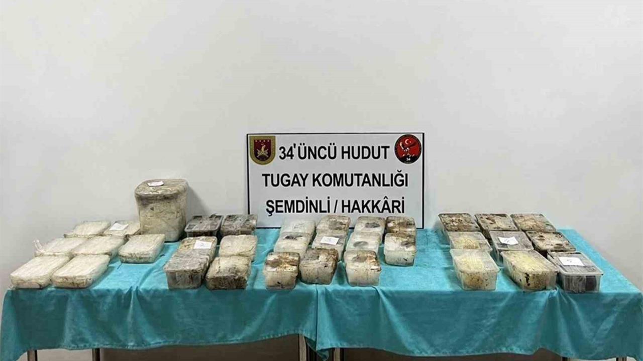 Ankara'da İran Hudut Hattında 3 Çuval Uyuşturucu Madde Bulundu