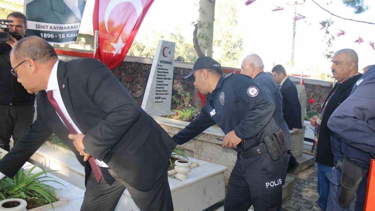 Adana Kozan'da Şehit Kaymakam Saim Bey'in 105. Yıl Dönümünde Anma Töreni Düzenlendi