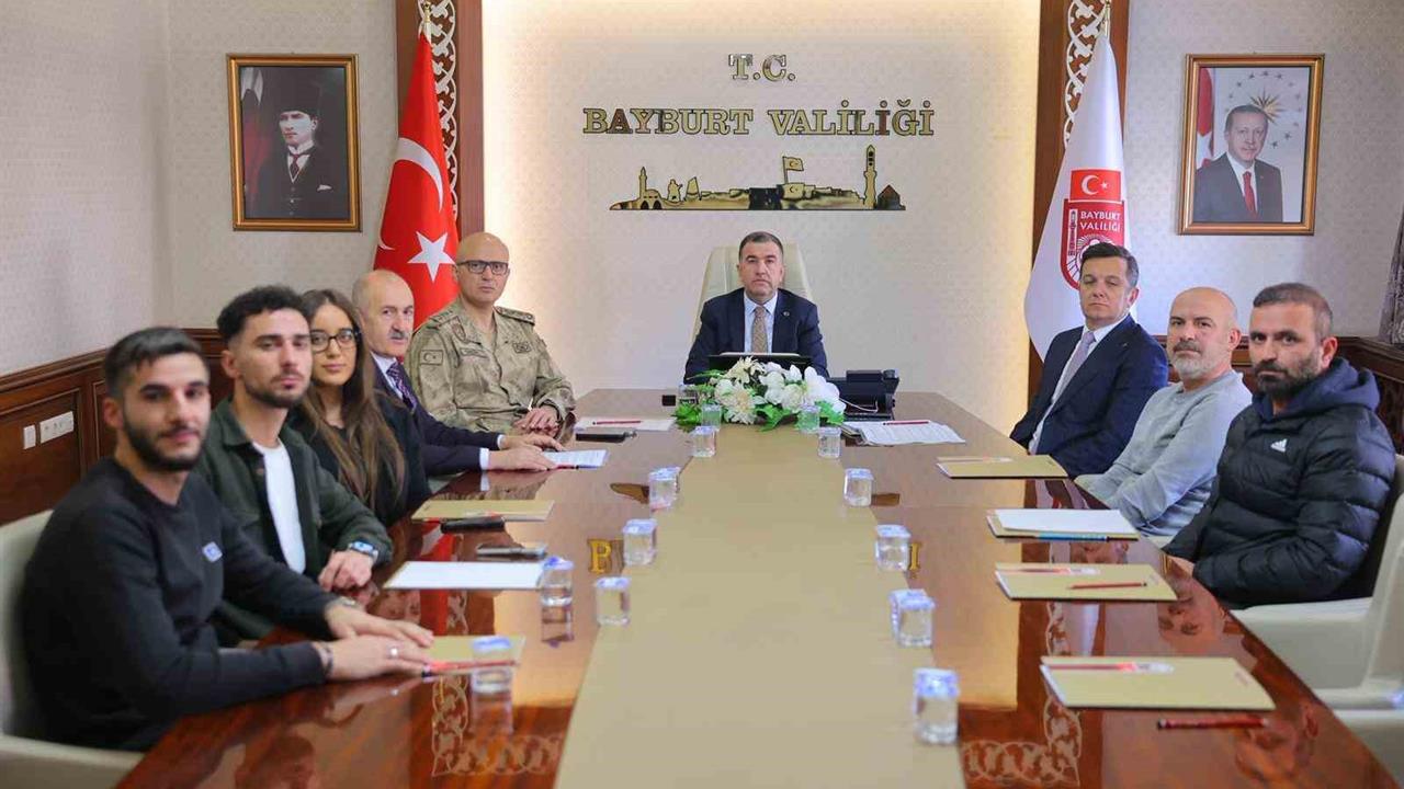 Bayburt'ta Ekim Ayı İçin Yapılan Asayiş Değerlendirmesi Yapıldı