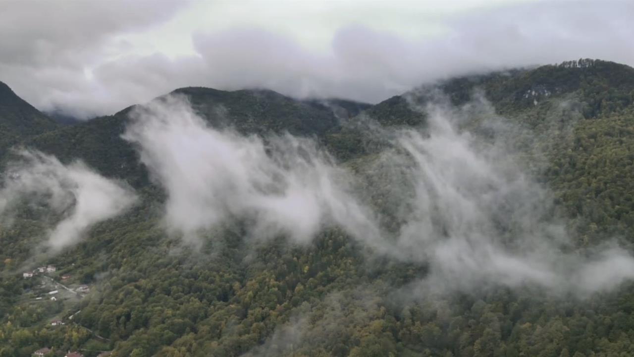 Çankırı Ilgaz Dağı'nda Sisle Kaplı Doğanın Güzellikleri Görüntülendi