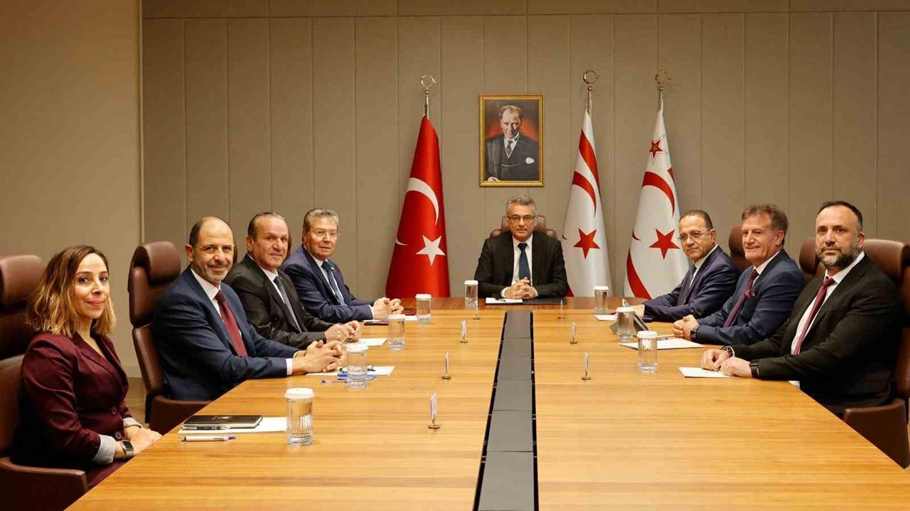 KKTC Cumhurbaşkanı Tufan Erhürman, Siyasi Parti Liderleriyle Görüşme Gerçekleştirdi