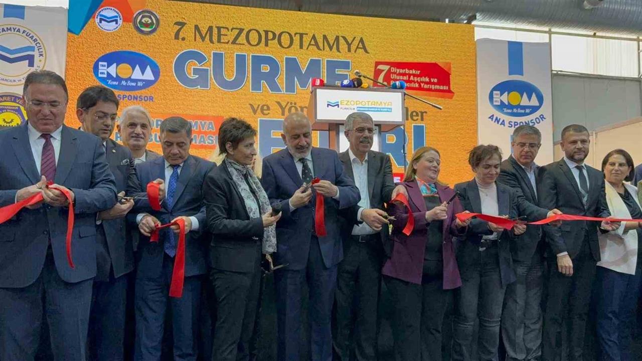 Diyarbakır'da 7. Mezopotamya Gurme ve Yöresel Lezzetler Fuarı 60 İlden 172 Firma ile Açıldı