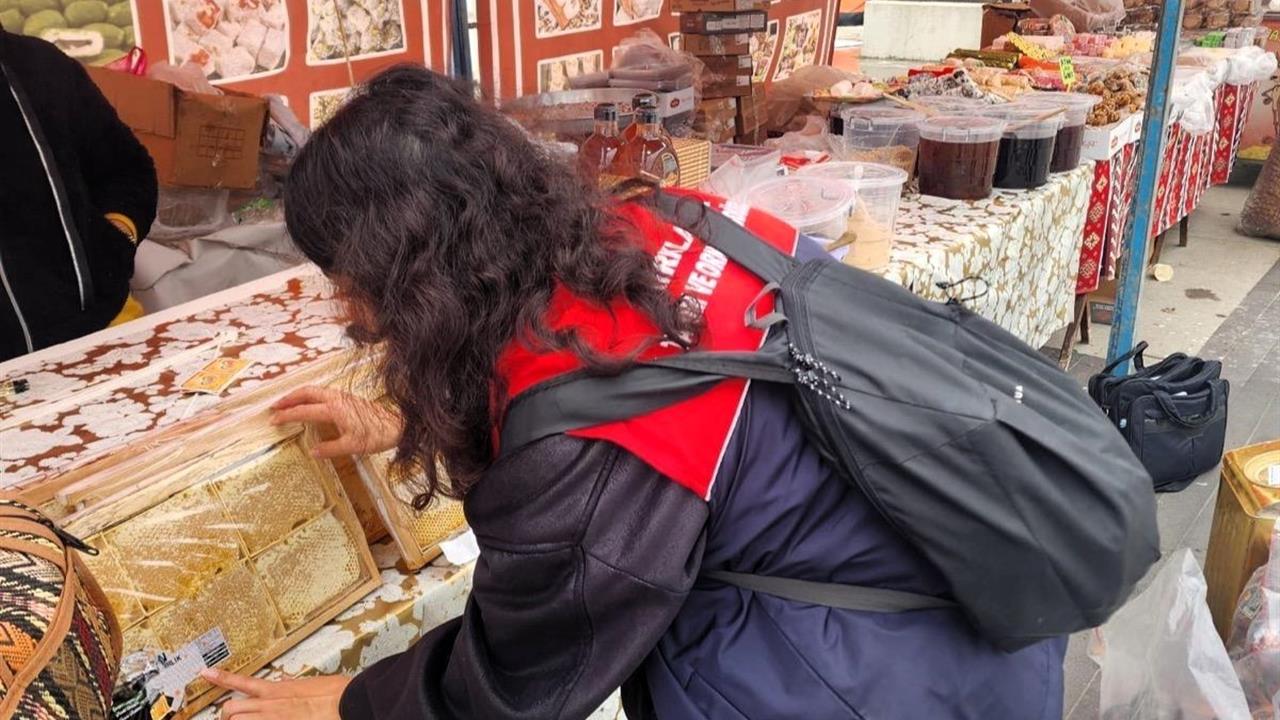 Kırklareli Vize'de Yöresel Ürün Pazarında Mevzuata Uygun Olmayan Ürünler Tespit Edildi