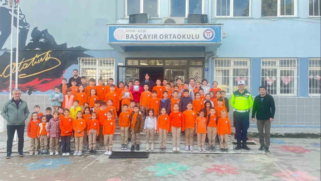 Aydın Köşk'te 70 Öğrenci, Verilen Eğitimlerle Trafik Dedektifi Olmayı Başardı