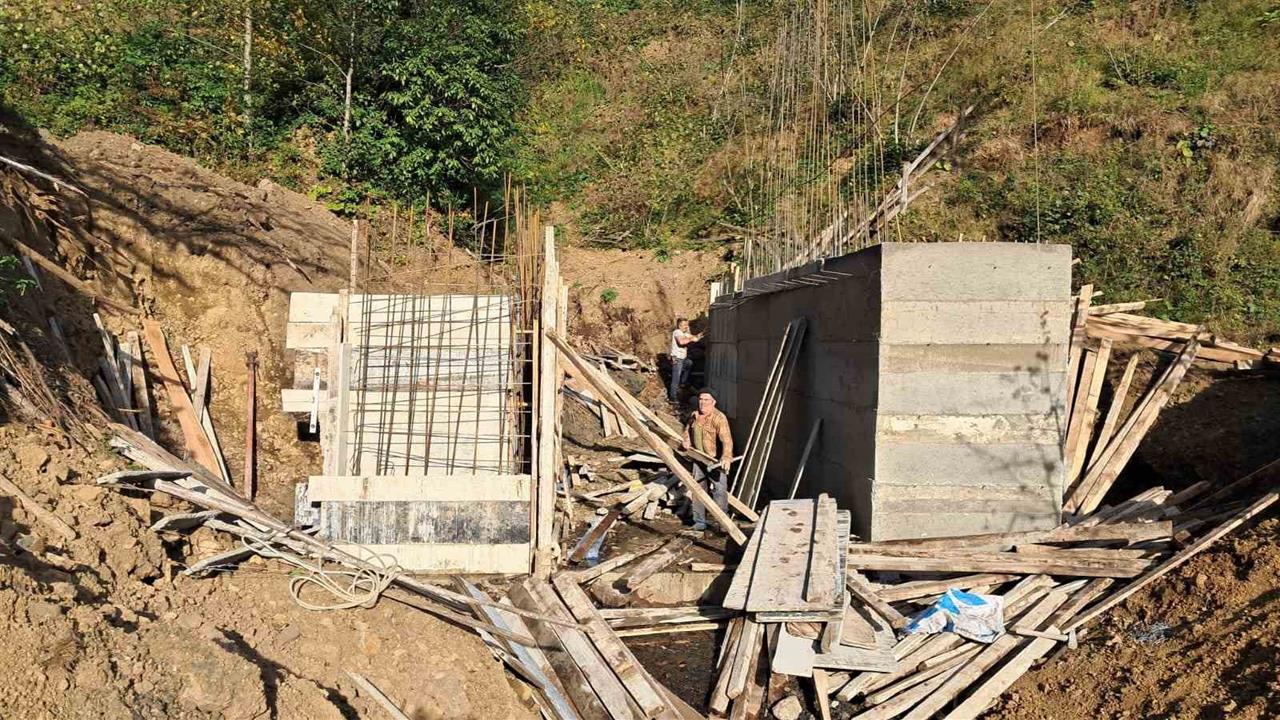 Samsun Salıpazarı'nda Riskli Bölgeler İçin Altyapı Çalışmaları Yapılıyor