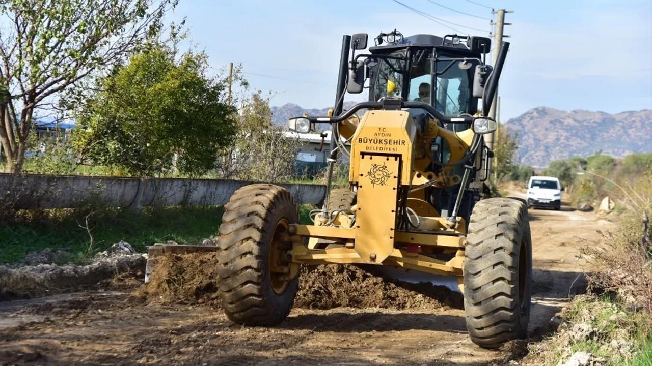 Aydın İncirliova'da Sınırteke Mahallesi İçin Yeni Yol Çalışmaları Başladı