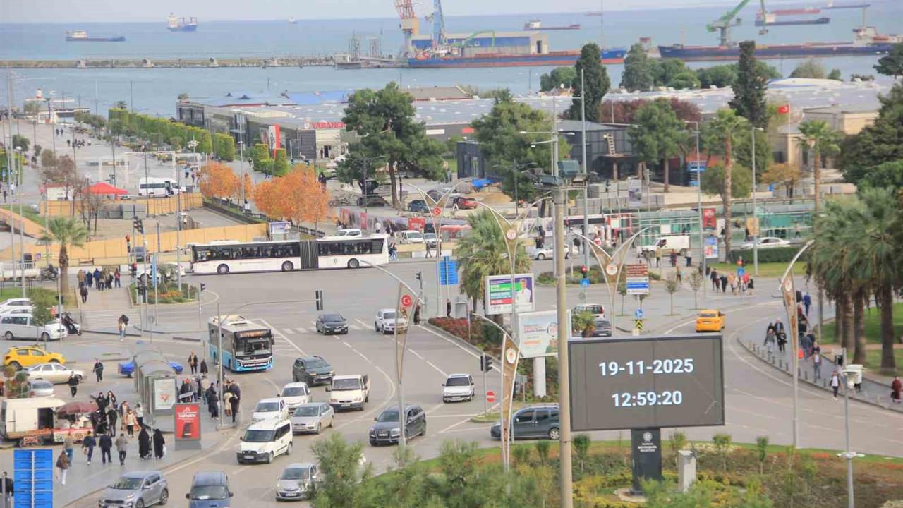 Samsun'da 2025 Ekim itibarıyla Taşıt Sayısı 40 Bin Arttı