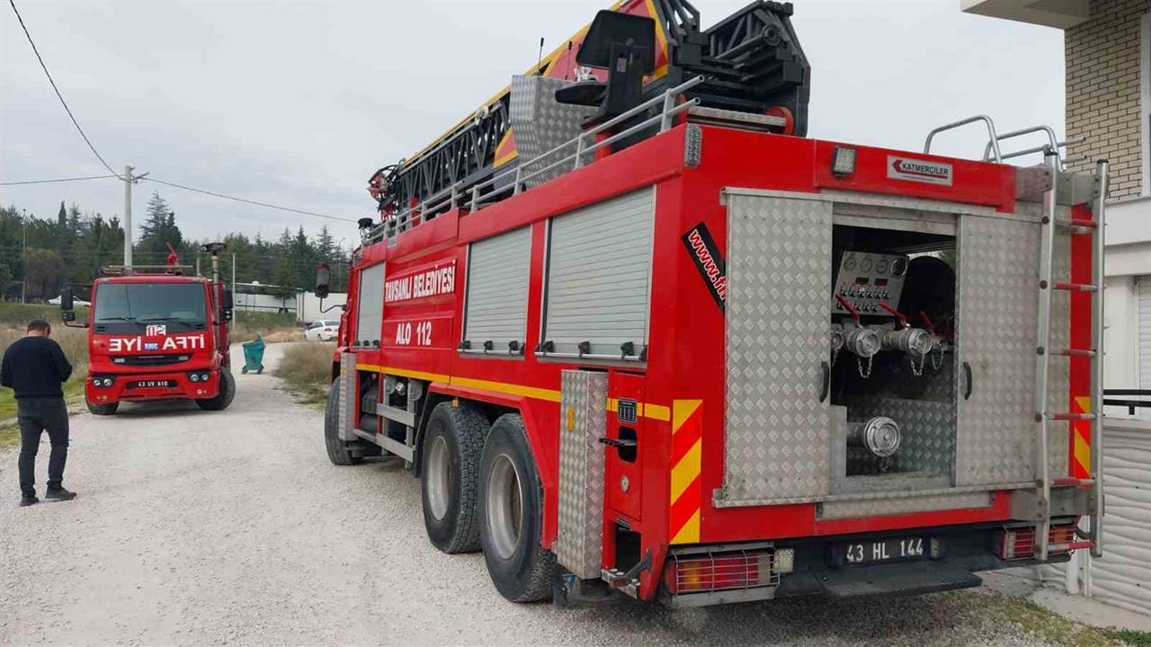 Kütahya Tavşanlı'da Meydana Gelen Yangında Can Kaybı Yaşanmadı