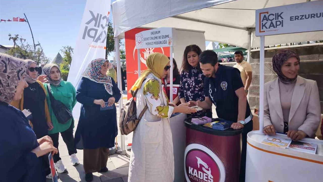 Erzurum'da Açık Kapı Şube Müdürlüğü, Kadına Yönelik Şiddetle Mücadele Çalışmalarını Sürdürüyor