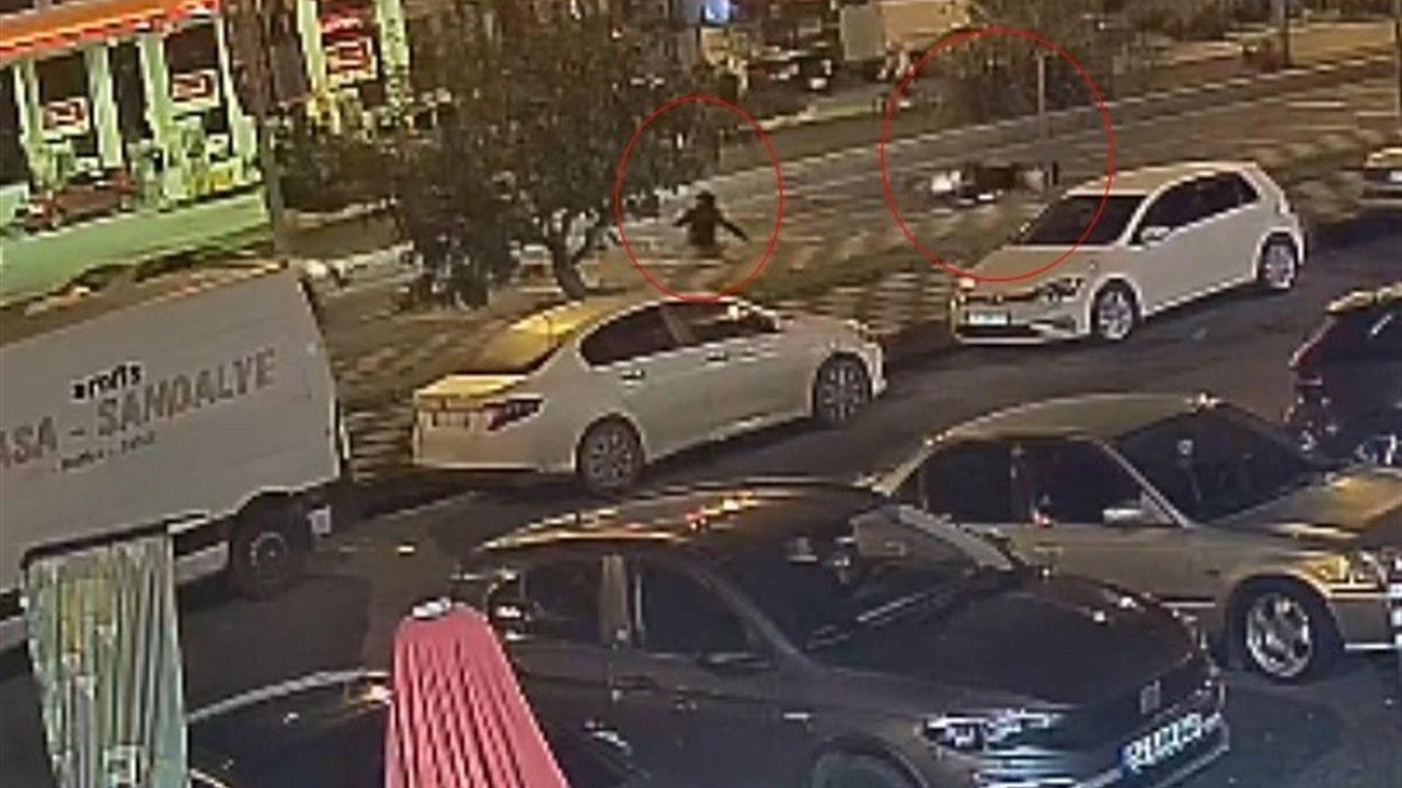 Tekirdağ Çorlu'da Kontrolden Çıkan Motosikletin Kazasında Sürücü Yara Almadan Kurtuldu