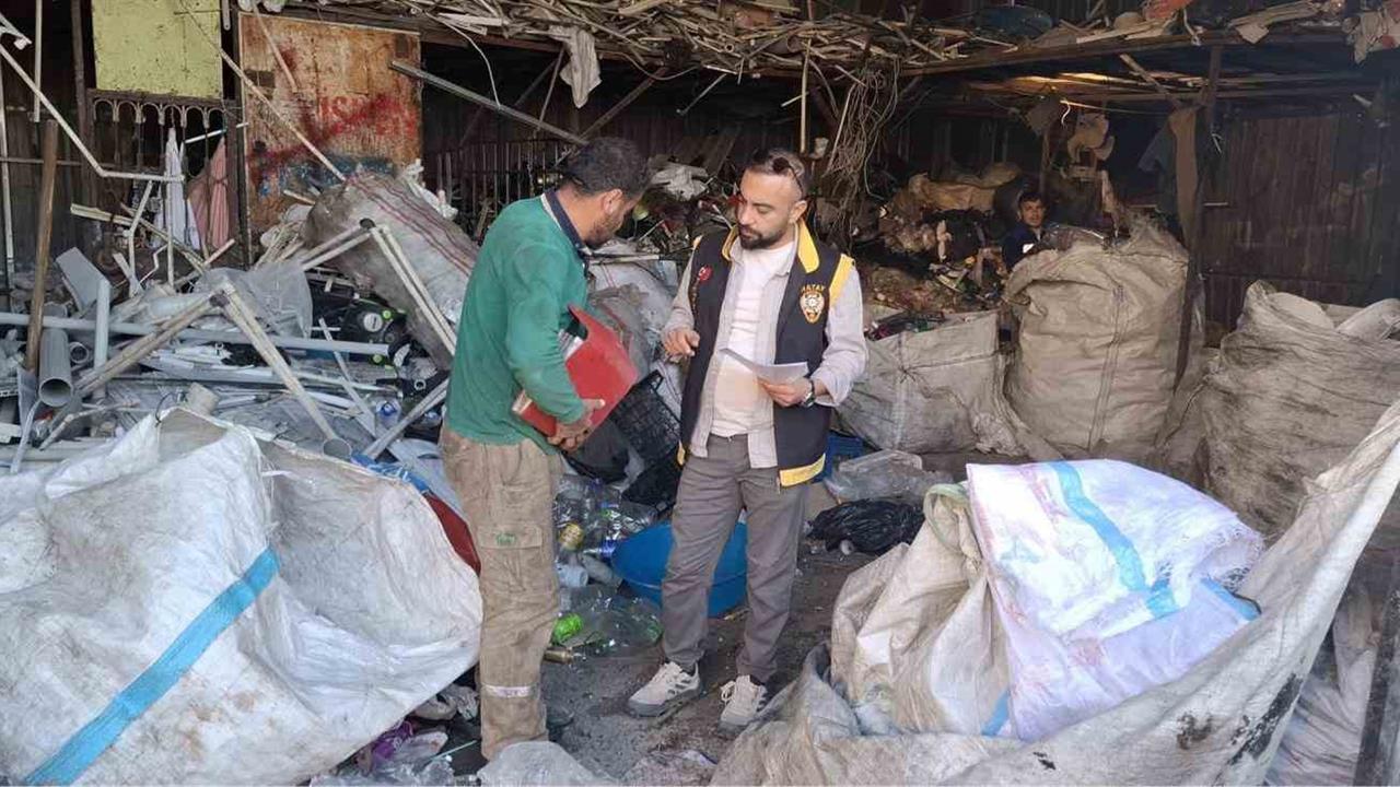 Hatay İskenderun'da Hurdacılara Yönelik Denetimlerde 13 İş Yeri İncelendi