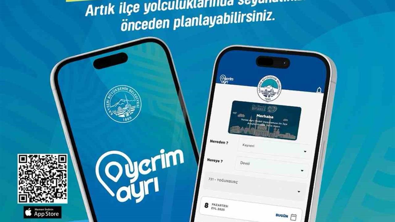 Kayseri Develi'de Hizmete Girecek 'Yerim Ayrı' Uygulamasıyla Ulaşım Kolaylaşıyor