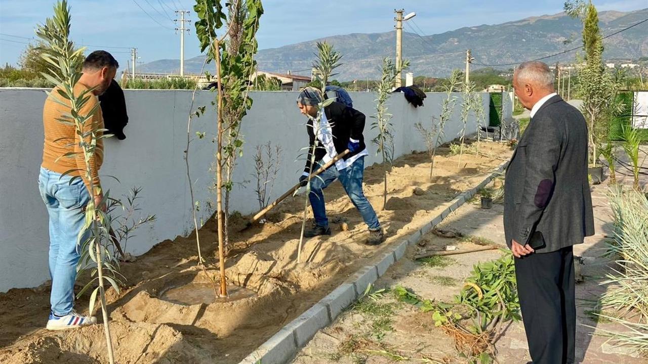 Sultanhisar'da Evcil Hayvan Bakım Merkezi Çevresinde Yeşil Alan Oluşturuluyor