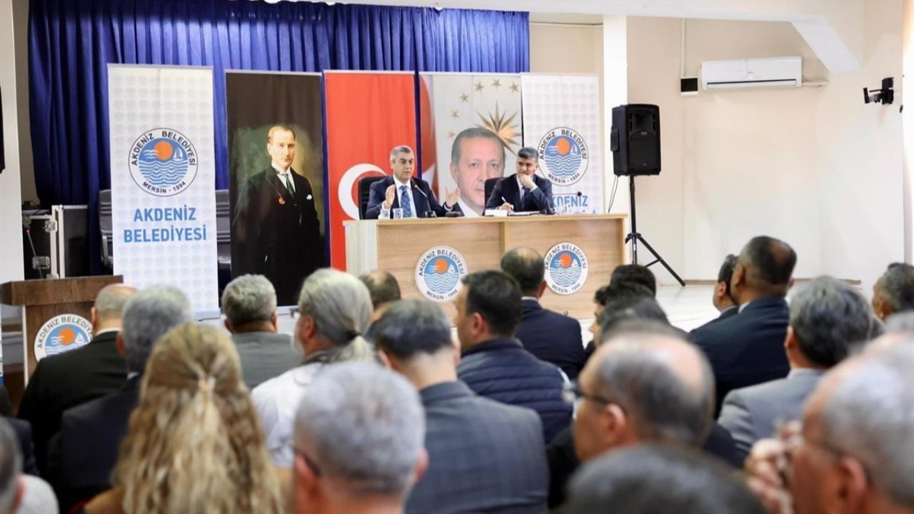 Mersin Valisi Atilla Toros, Akdenizli Muhtarlarla Buluştu