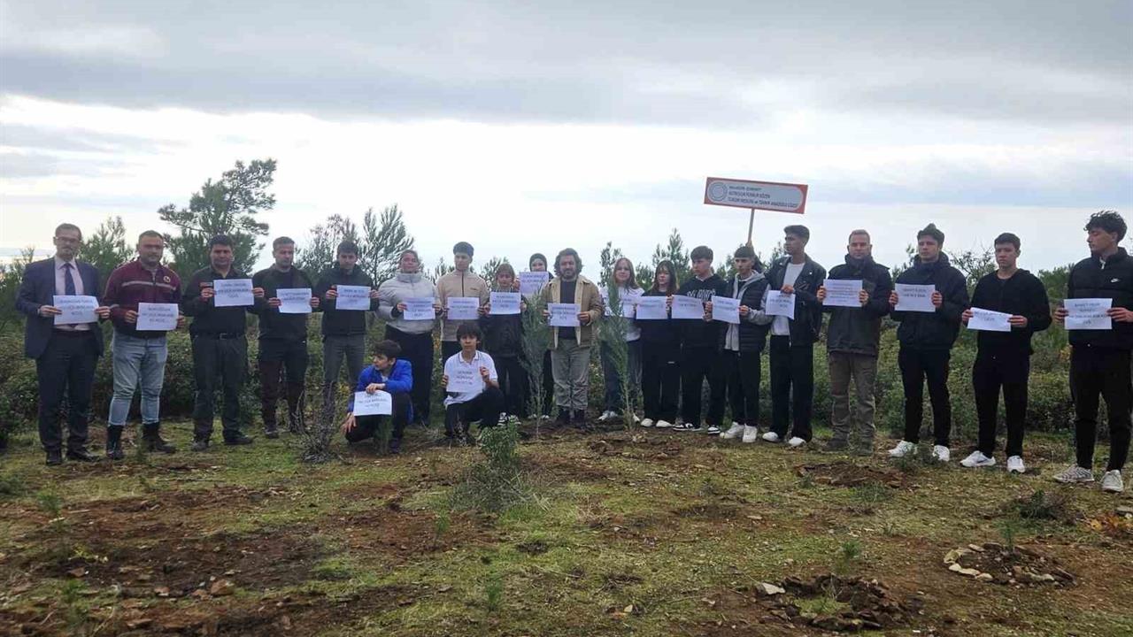 Balıkesir Edremit’te C-130 Kazasında Şehit Düşenler Anısına Fidan Dikildi