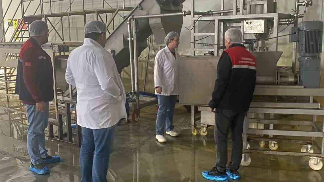 Afyonkarahisar Emirdağ'da Hayvansal Yem Üreten İşletmeye Denetim Yapıldı