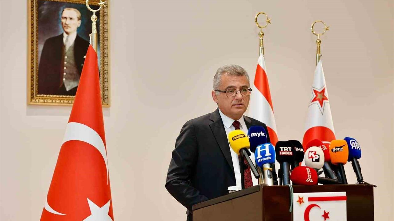 KKTC Cumhurbaşkanı Erhürman, Kıbrıs'ta çözüm için önerilerini sundu.