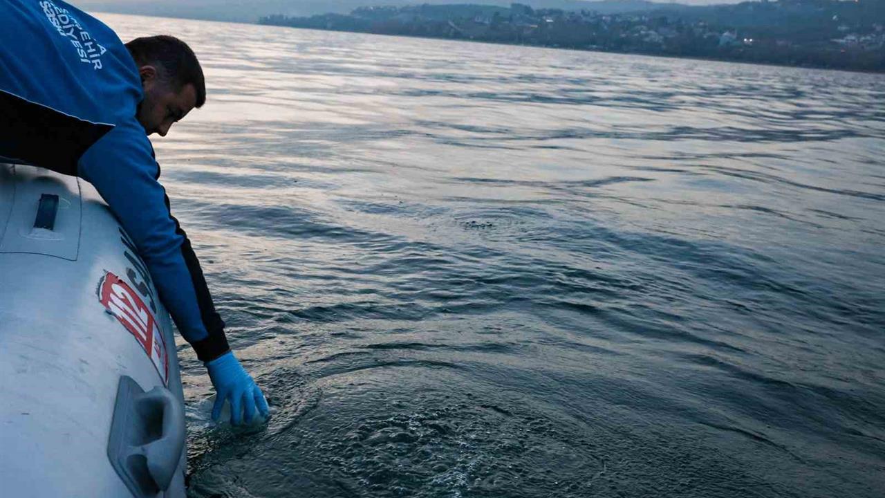 Sapanca Gölü'nde Yeraltından Hava Çıkışı Nedeniyle Kabarcıklar Gözlemlendi