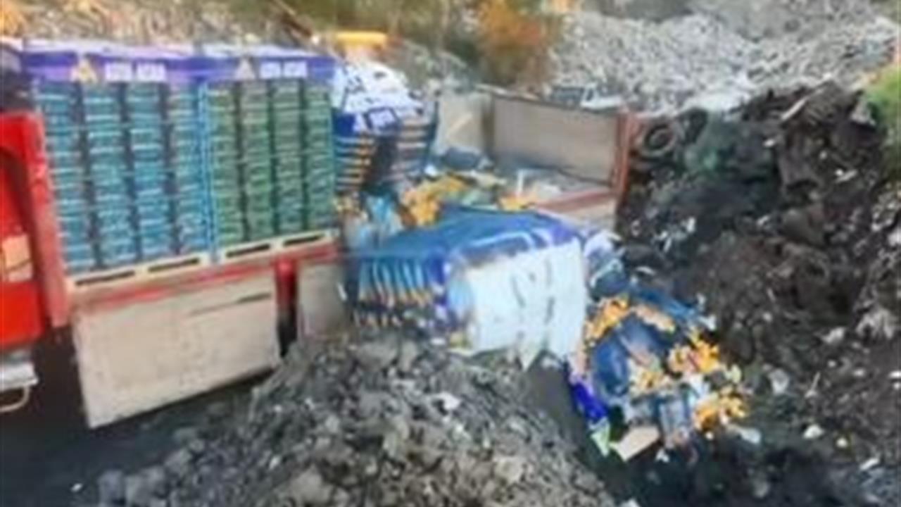 Artvin Sarp Sınır Kapısı'nda 6 Ton Mandalina İmha Edildi