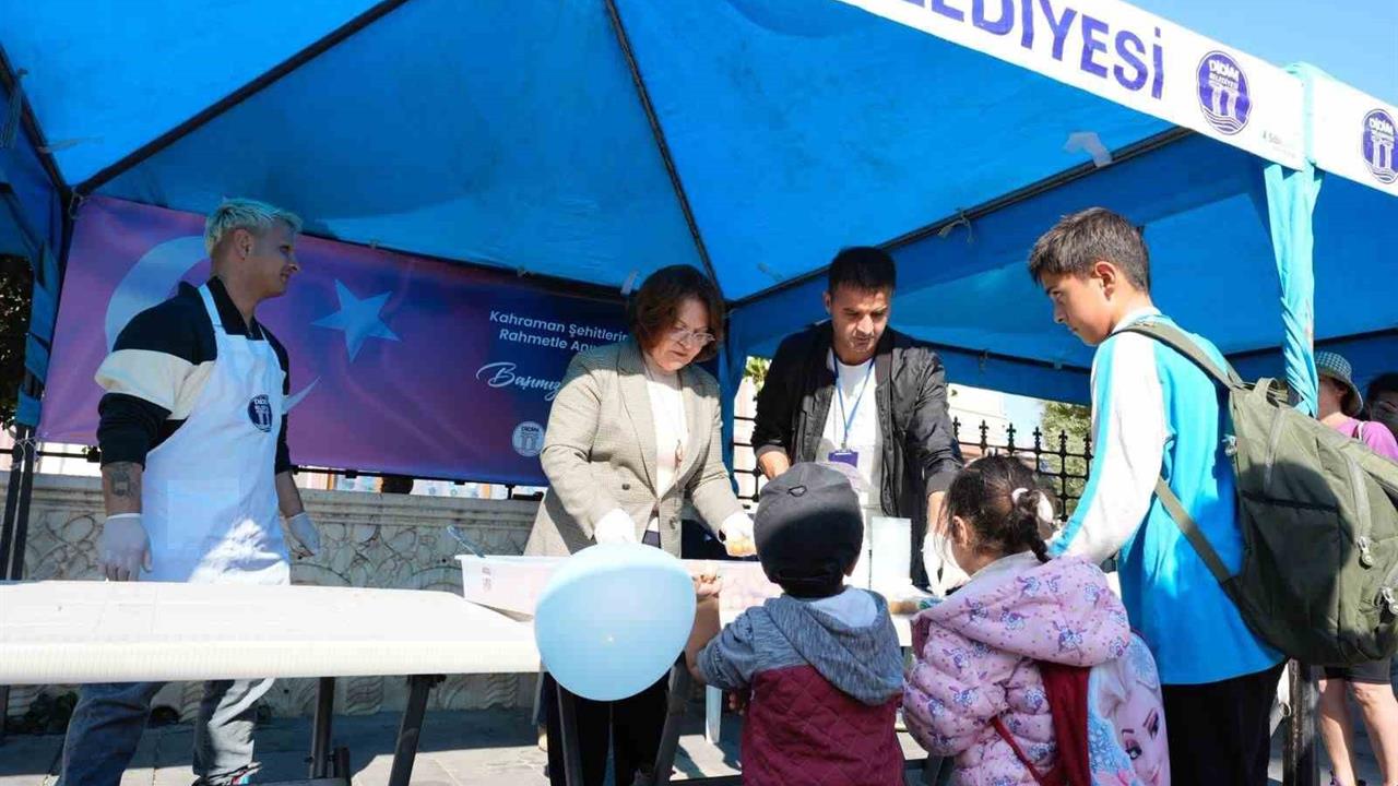 Didim'de Şehitler İçin Lokma Hayrı Etkinliği Gerçekleştirildi