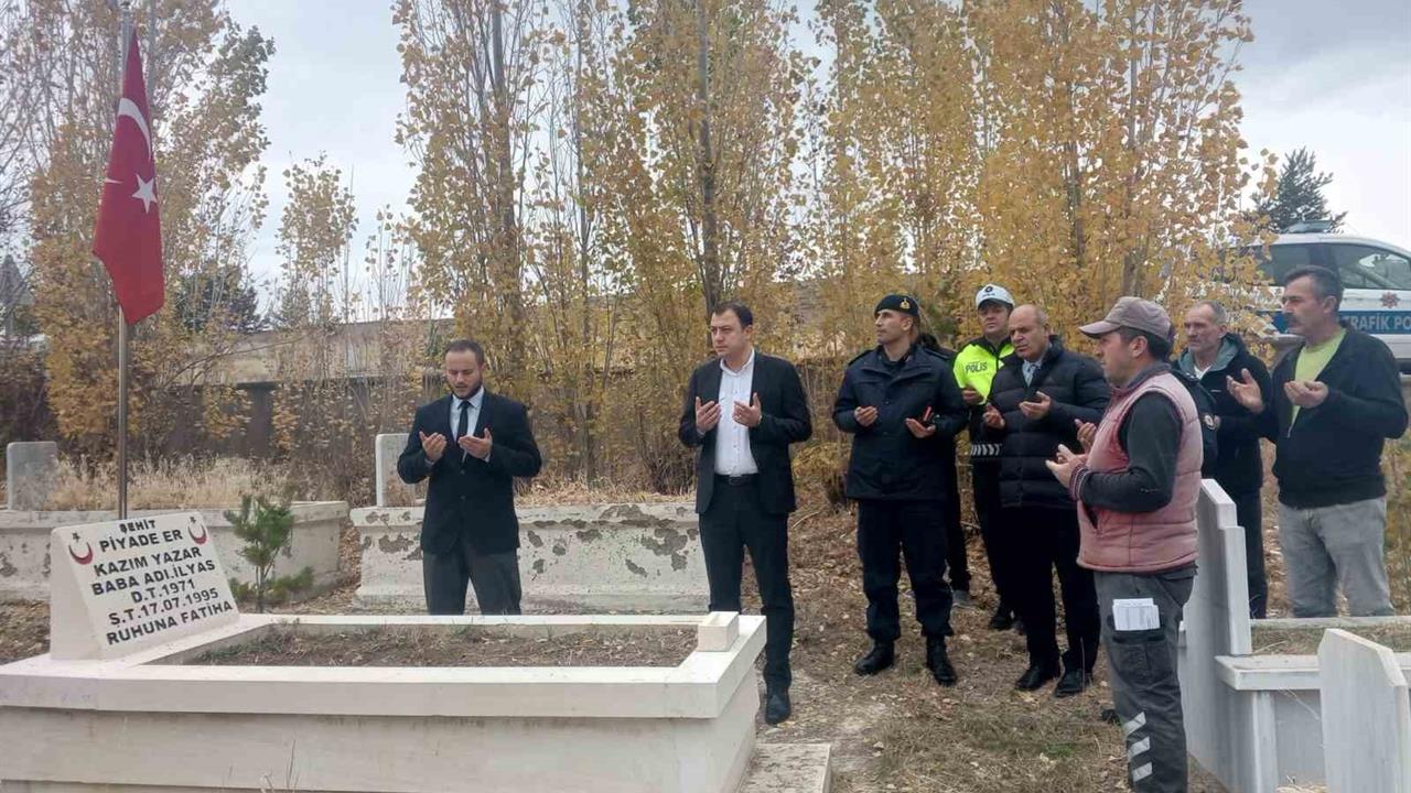 Aydıntepe'de Şehit Kabirleri Ziyaret Edilerek Dualar Okundu