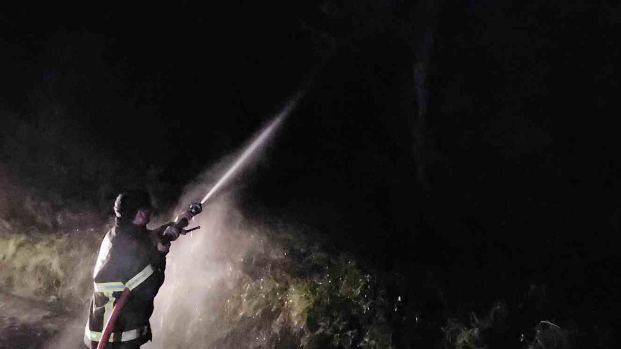 Kastamonu Cide'de Yangın İtfaiye Ekipleri Tarafından Söndürüldü