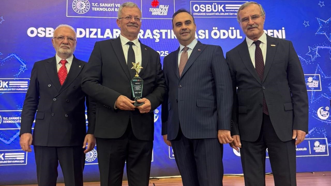 Mersin OSB’ye Ödül Geldi: En Çok Katkı Veren OSB Oldu