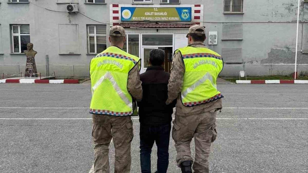Muş'ta 5 Yıl Hapis Cezası Bulunan İ.A. Gözaltına Alındı