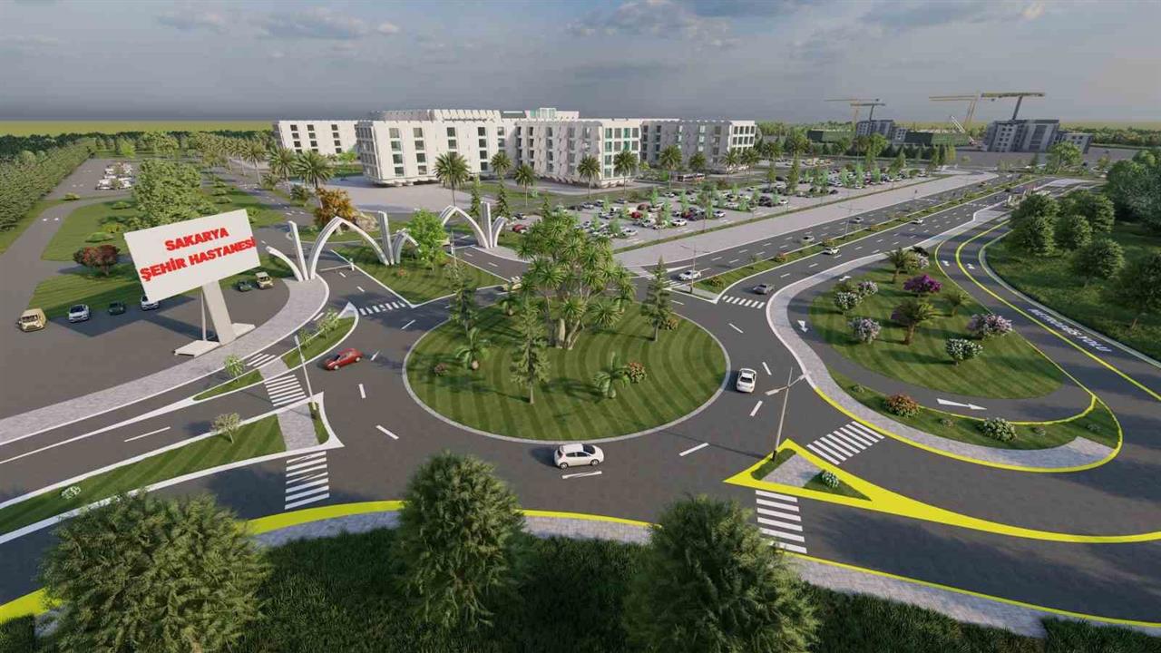 Sakarya'da Şehir Hastanesi Bağlantısı İçin 5,5 Kilometrelik Yeni Yol Yapılacak