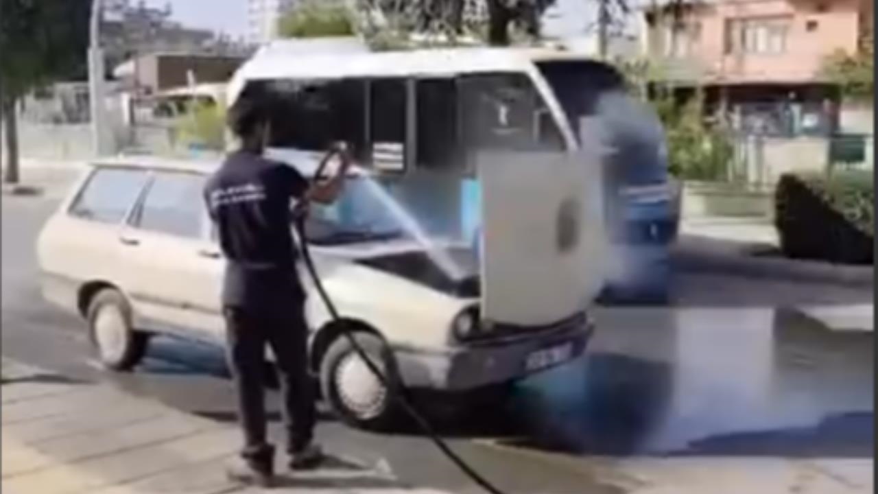 Mersin Tarsus'ta Baraj Yolunda Yangın Kontrol Altına Alındı