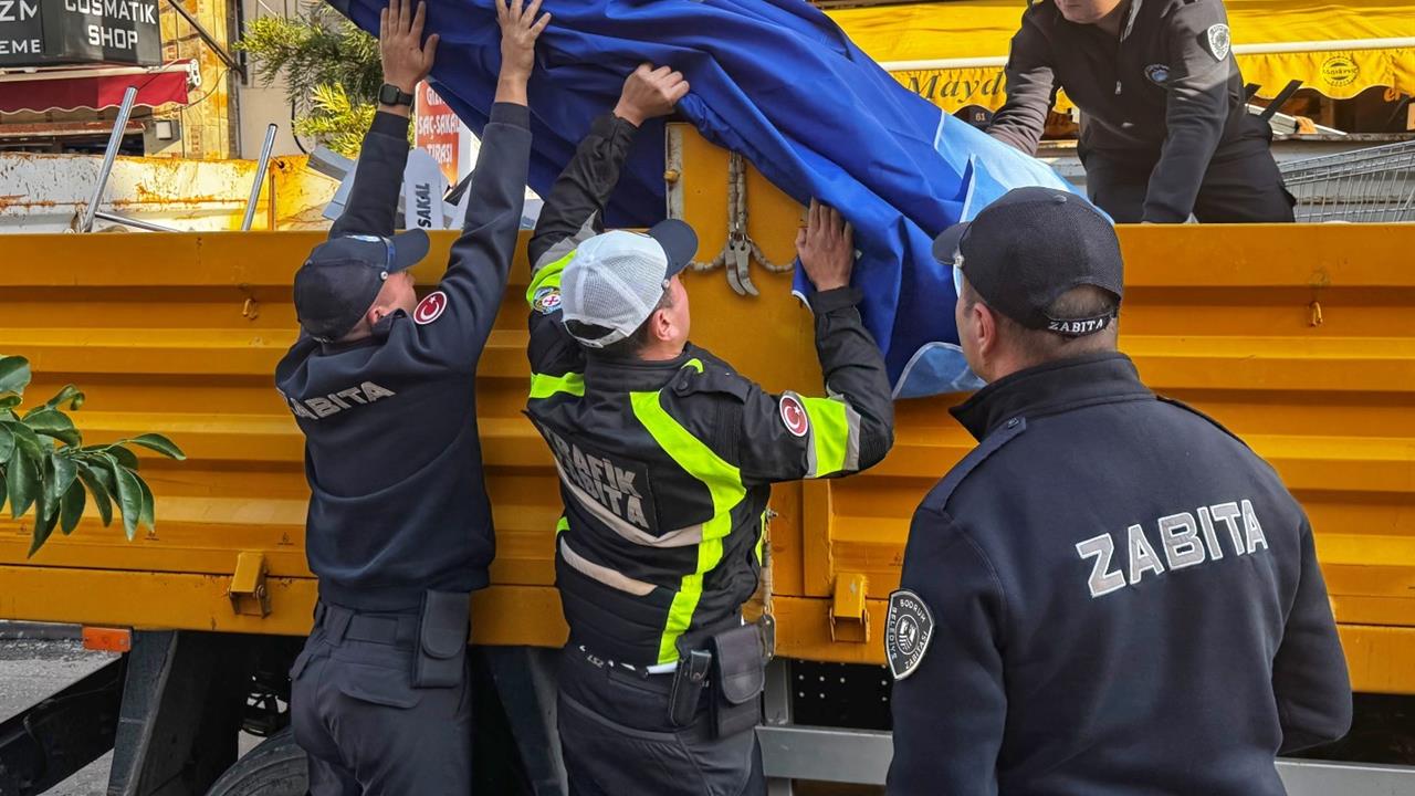 Muğla Bodrum'da Kamusal Alanların İşgallerine Yönelik Denetim Başlatıldı