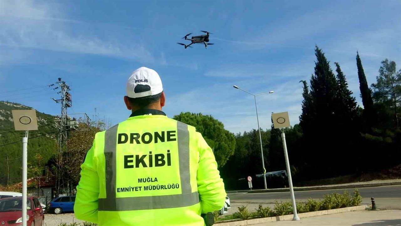 Muğla'da Trafik Denetiminde Drone Kullanımı ile Hızlı Müdahale Sağlanıyor