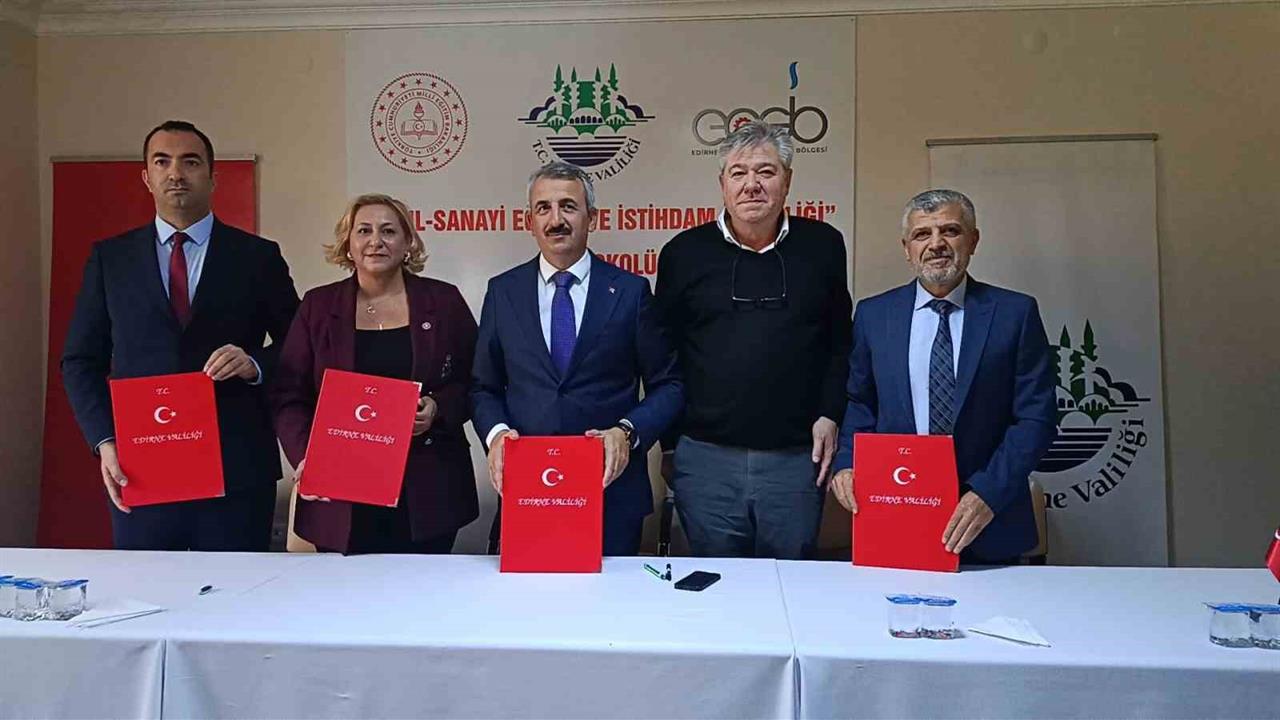 Edirne'de Meslek Lisesi Öğrencilerine Burs ve İstihdam Garantisi Verilecek