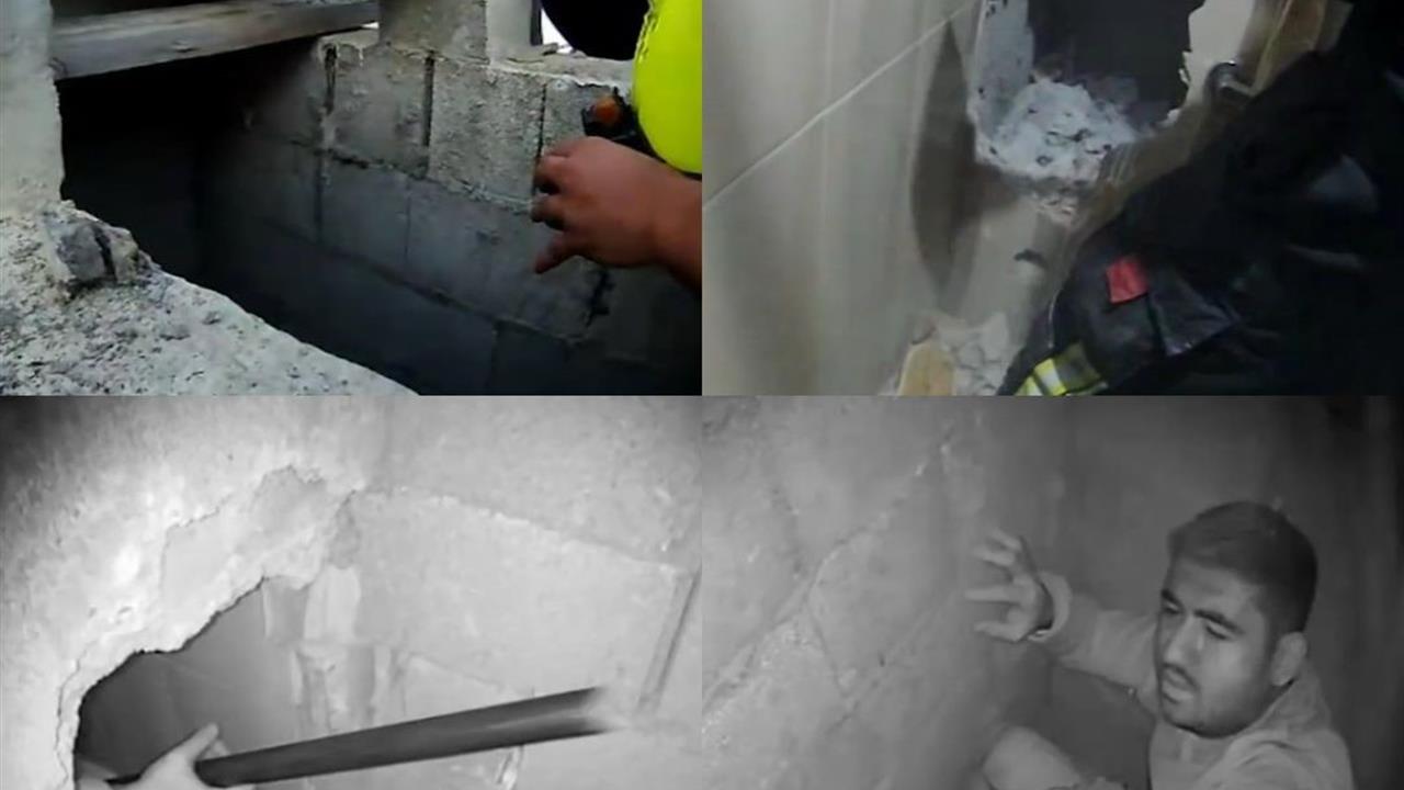 Mersin Tarsus'ta Havalandırma Boşluğuna Düşen İşçi, İtfaiye Ekiplerince Kurtarıldı