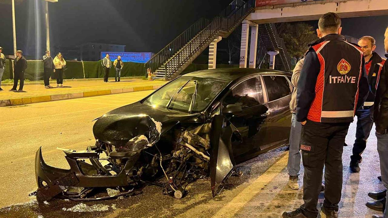 Bilecik Osmaneli'nde Gerçekleşen Trafik Kazasında 1 Kişi Yaralandı