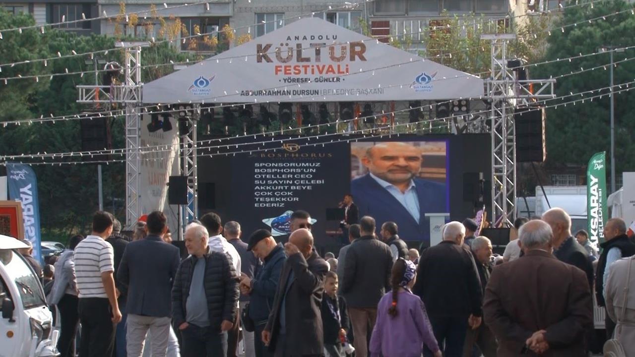 Sultangazi'de Anadolu Kültür Festivali'nde Aksaray'ın Rüzgarı Esti