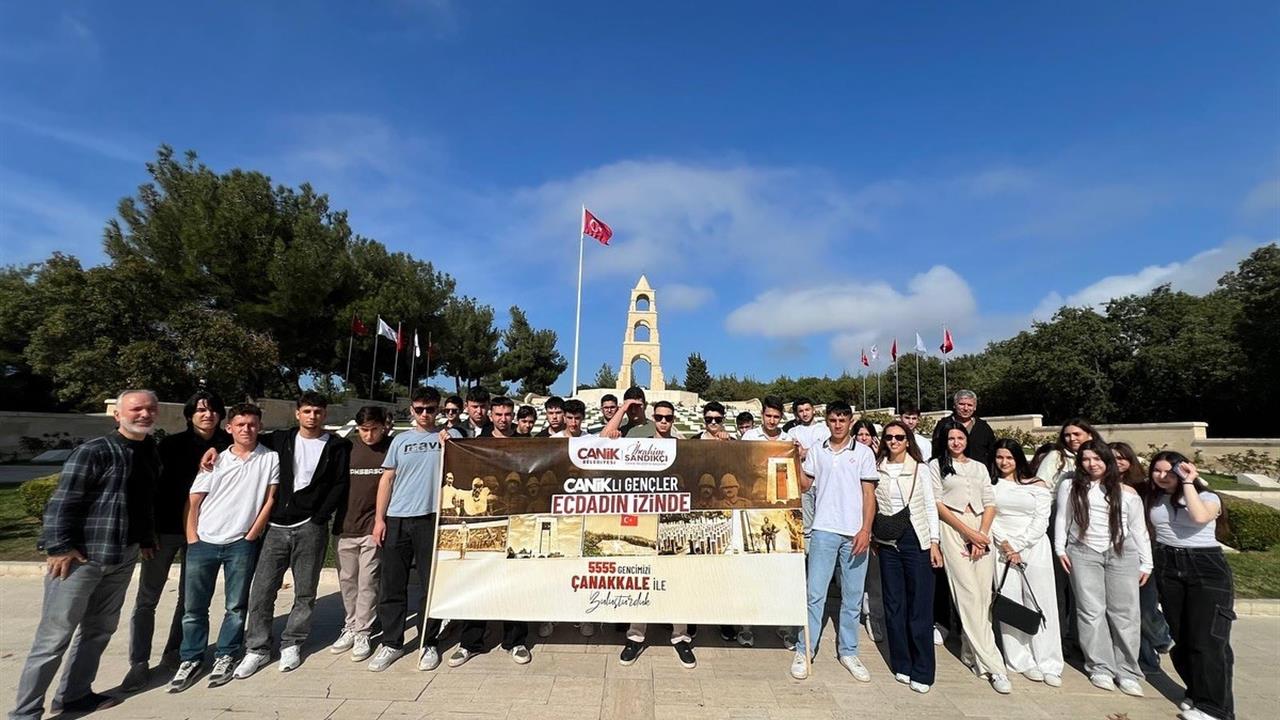 Samsun Canik'te Gençler Çanakkale’yi Ziyaret Ediyor