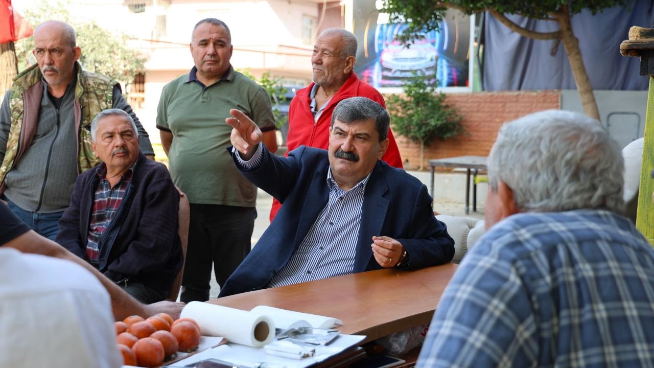Toroslar Belediye Başkanı Abdurrahman Yıldız, Çavuşlu’da Esnaf ve Vatandaşlarla Buluştu