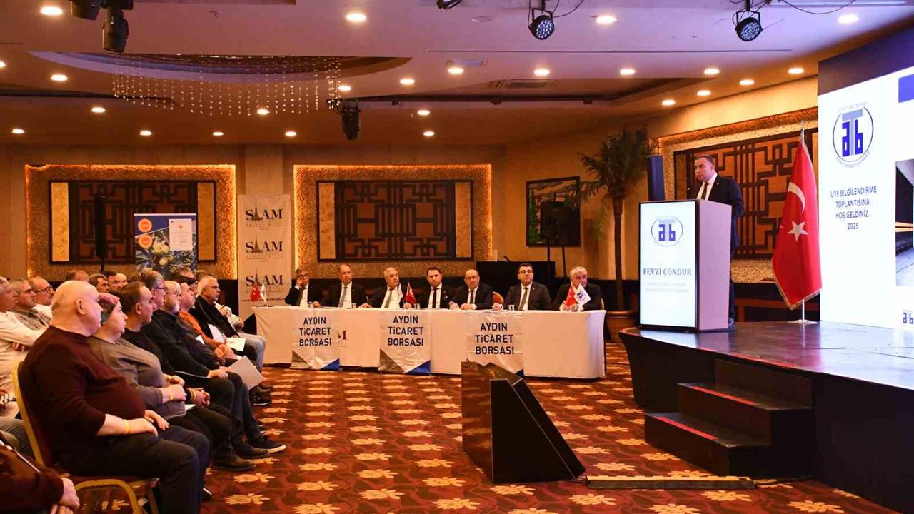 Aydın'da Ticaret Borsası Üyelerine Yönelik Bilgilendirme Toplantısı Düzenlendi