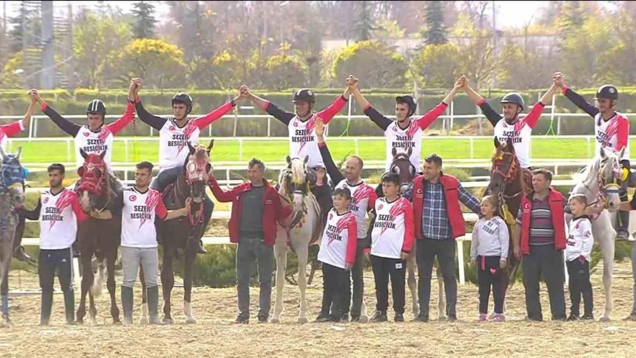 Erzurum'da Cirit Final Müsabakalarının İptaline Tepki Gösterildi