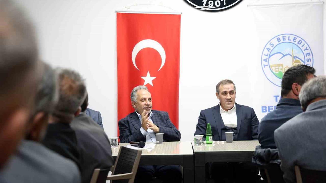 Talas Belediyesi'nin Muhtarlar Toplantısı Akçakaya Mahallesi'nde Gerçekleşti