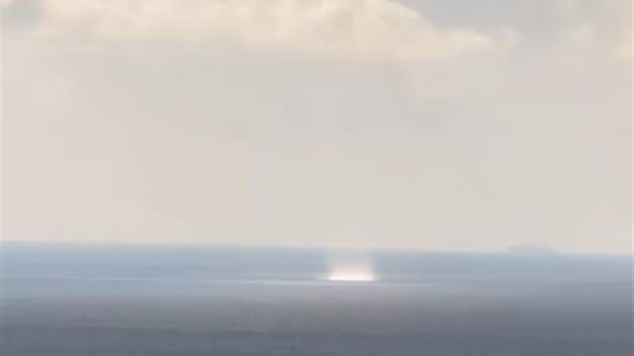 İstanbul Büyükçekmece'de Denizde Hortum Görüntülendi