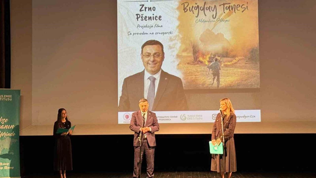 Podgoritsa'da 'Buğday Tanesi' Filmi Gösterildi