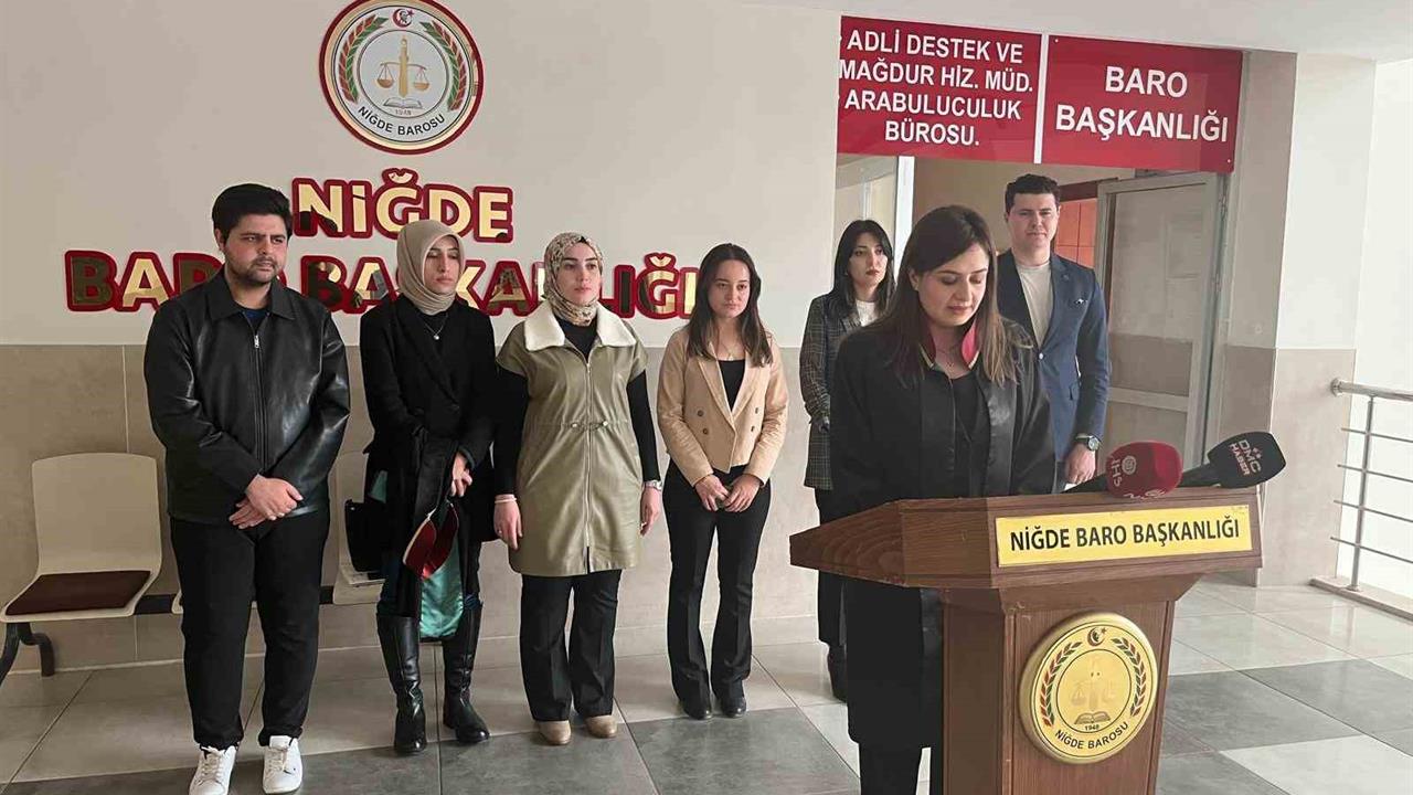 Niğde Merkez'de 25 Kasım Kadına Yönelik Şiddete Karşı Mücadele Günü'nde Basın Açıklaması Yapıldı