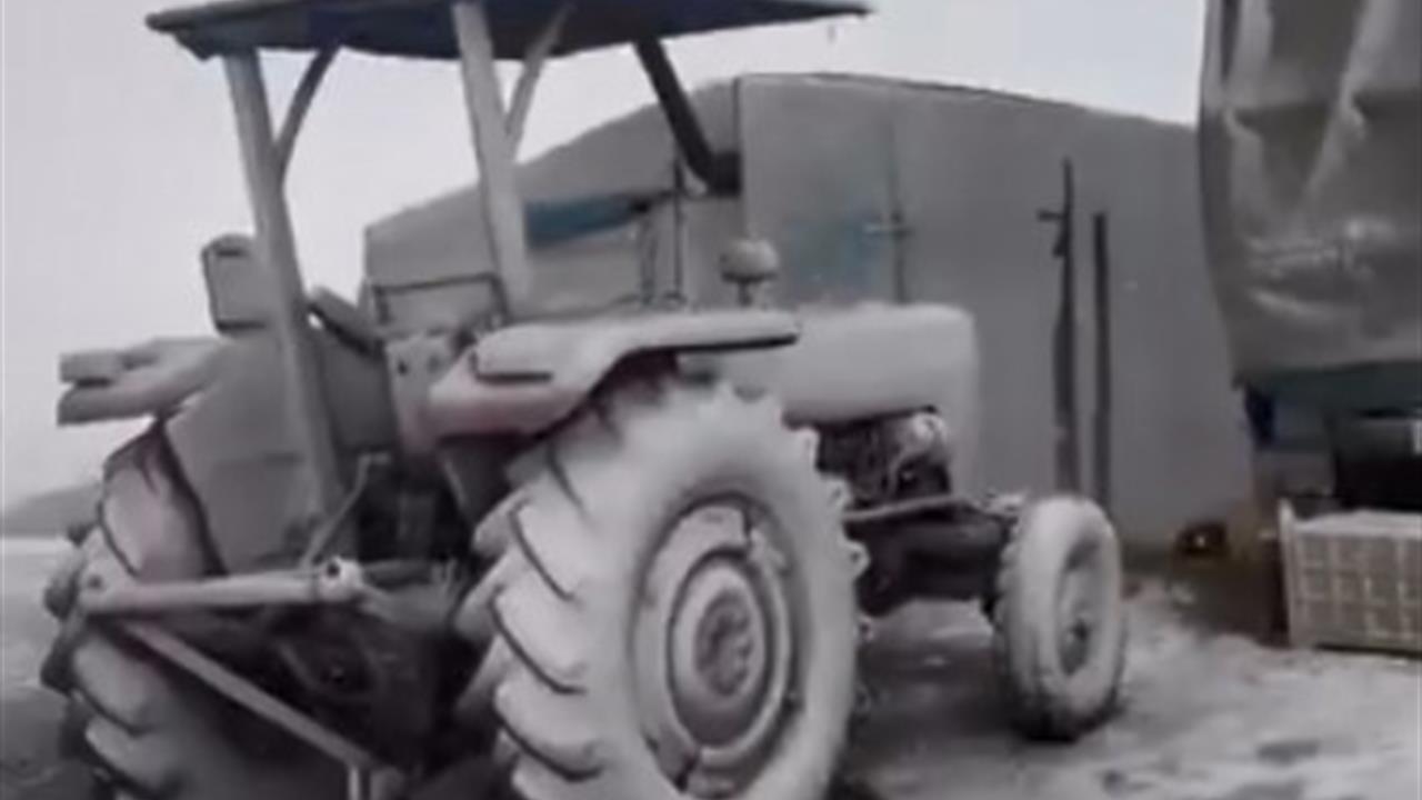 Mersin Erdemli'de Yüksek Rakımlarda Mevsimin İlk Karı Yağdı