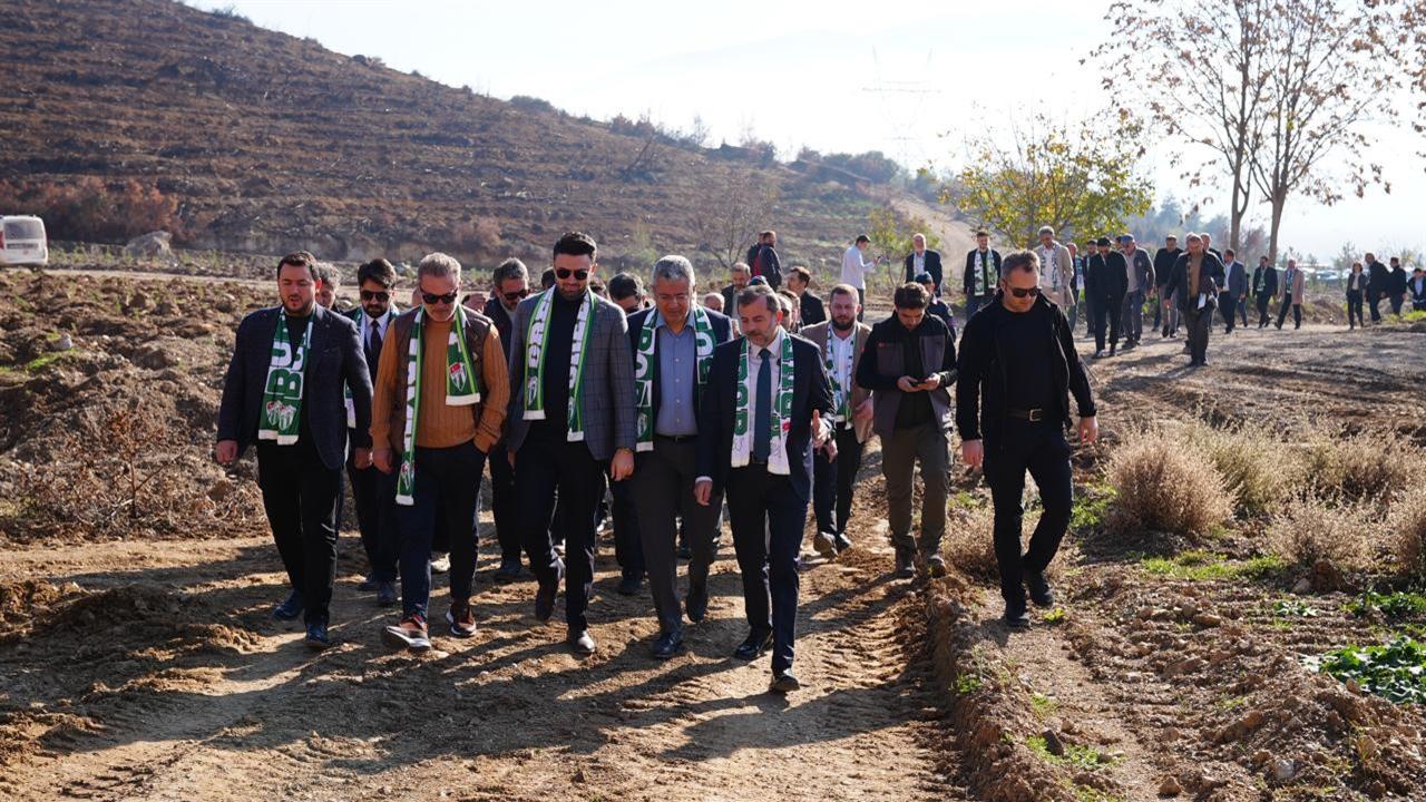 Bursa Gürsu'da Orman Yangınları Sonrası Fidan Dikimi Yapıldı