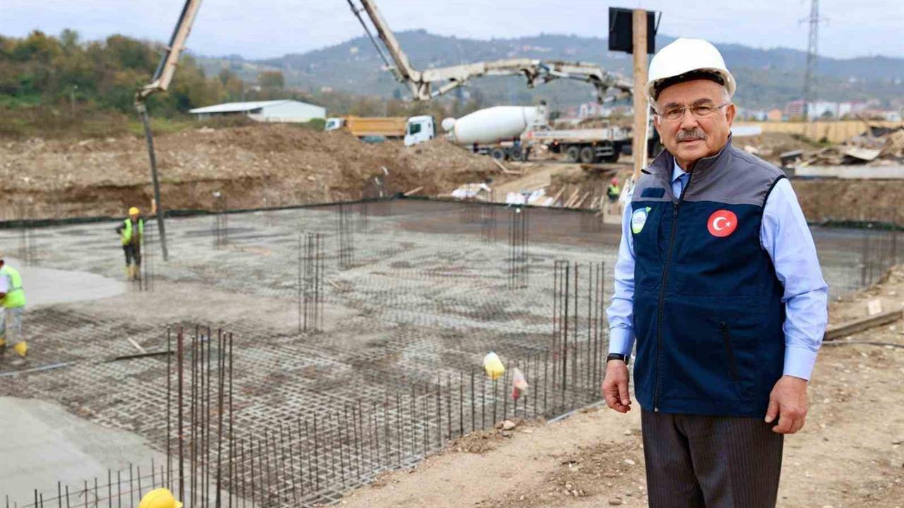 Ordu Altınordu'da Yeni Spor Kompleksi İçin İnşaat Çalışmaları Başladı