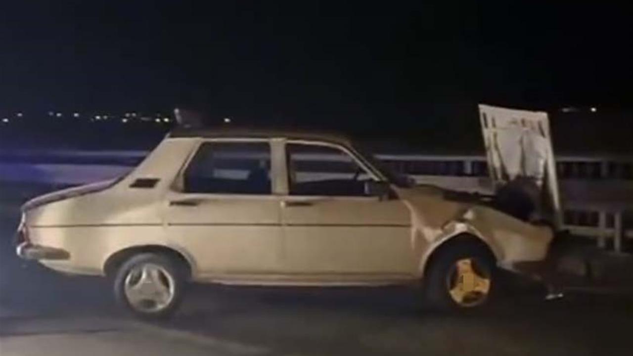 Mersin Anamur'da Otomobil Bariyere Çarptı, Sürücü Yakup Cengiz Hayatını Kaybetti