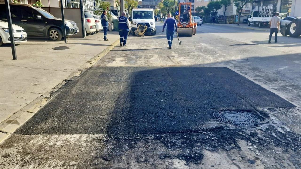 Körfez'de Yol Bakım ve Onarım Çalışmaları Hızla İlerliyor